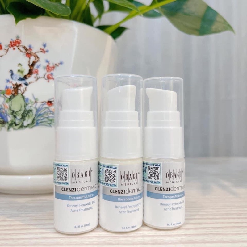 Lotion Chấm Mụn OBAGI CLENZIderm Therapeutic Lotion BPO 5% Mini 10ml