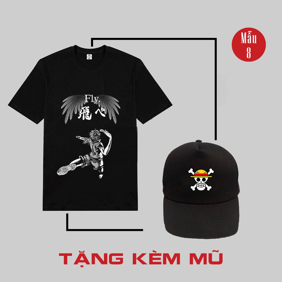 NEW - 🔥SALE🔥BST ÁO THUN ONE PIECE , Kimetsu, naruto , Haikyuu cực đẹp kèm khuyến mãi