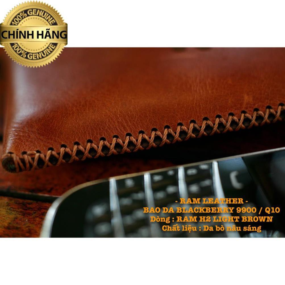 Bao da điện thoại da bò RAM H2 cho Blackberry Q10 – 9900 .