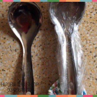 Muôi canh inox dày dặn