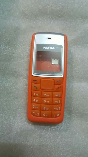 Vỏ điện thoại nokia 1110i cam full sườn đủ | BigBuy360 - bigbuy360.vn