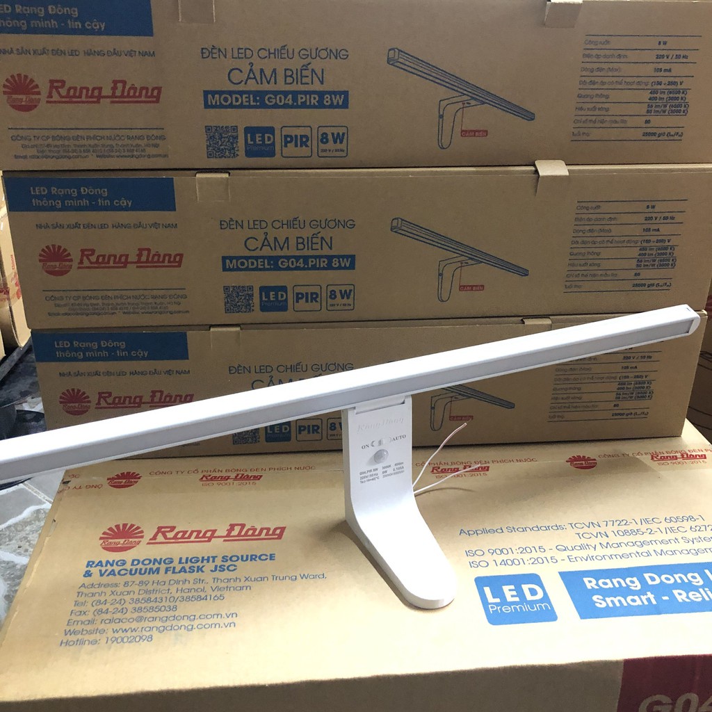 Đèn LED chiếu gương cảm biến G04.PIR 8W