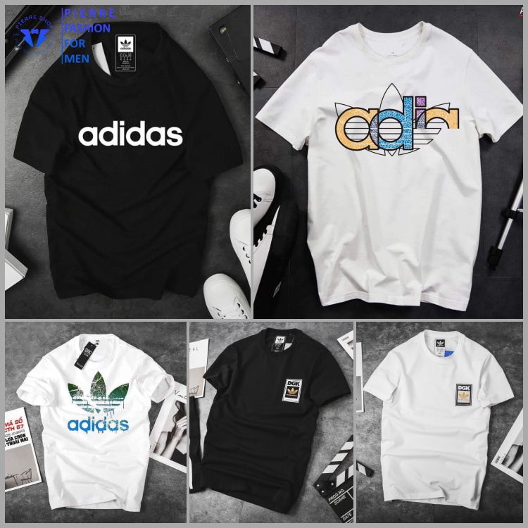 Áo Thun Adidas Nam, Nữ Cổ Tròn Basic - Chất Vải Cotton Cao Cấp, Dày Dặn, Thoáng Mát, Hình In Sắc Nét Không Bong Trốc