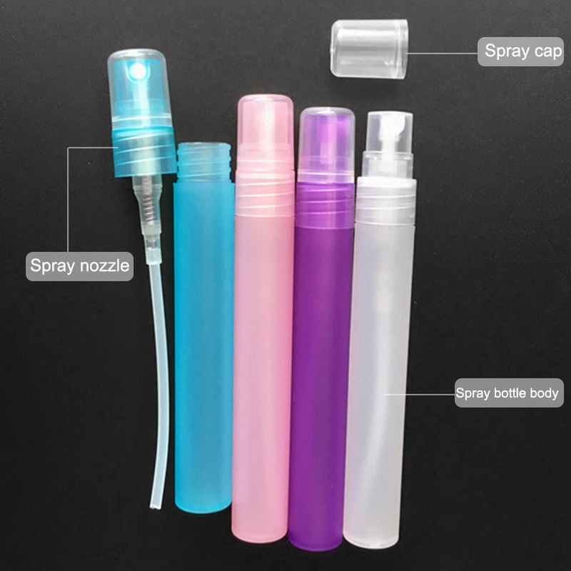 Chai lưu trữ nước hoa di động 5ml có nắp đậy Bình xịt mini PP thân thiện với môi trường Chai rỗng Vật dụng lưu trữ dành cho du lịch