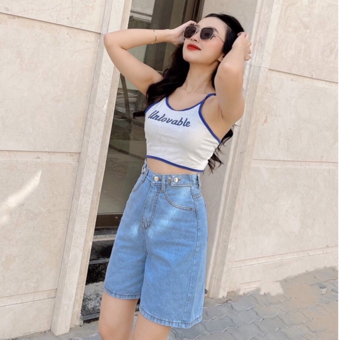[ VẪN ĐỢI ] QUẦN JEANS NGỐ LỬNG NỮ LƯNG CAO CẠP CHỈNH XỊN SÒ MÀU XANH NHẠT HOT HIT PHONG CÁCH NITI ĐỈNH CỦA CHẤT