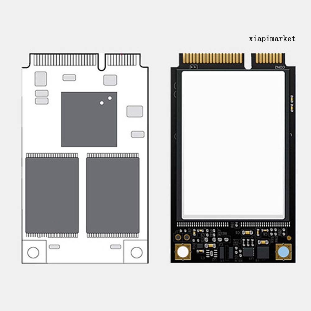 LOP_High Speed 65Gbps mSATA M.2 B-Key NGFF 2 in 1 SSD to SATA 3 Adapter Converter