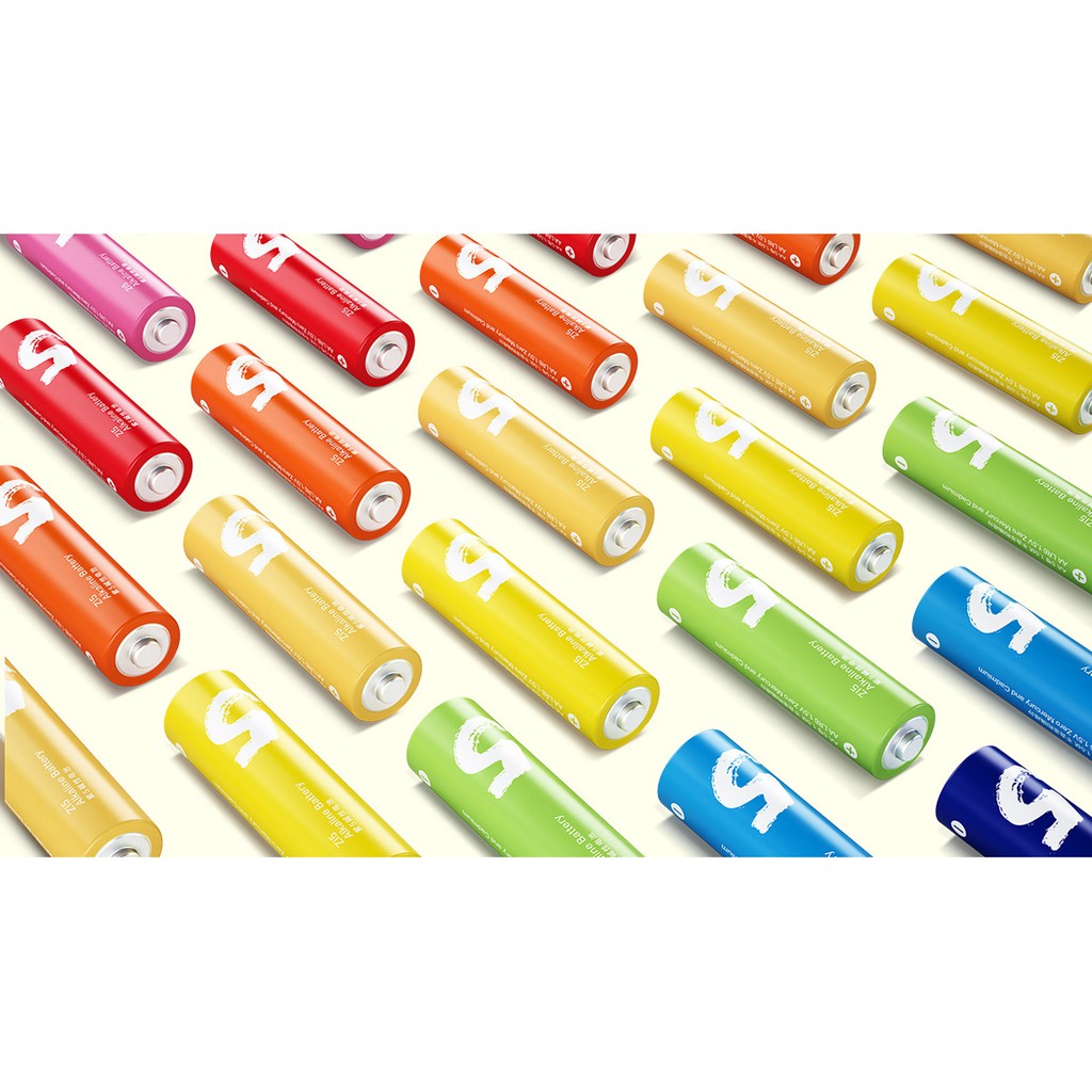 Pin Xiaomi AA ZI5 Bảy sắc cầu vồng rainbow