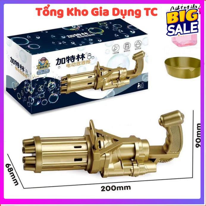 Súng bắn bong bóng xà phòng, máy bắn bong bóng xà phòng 8 nòng cực ngầu