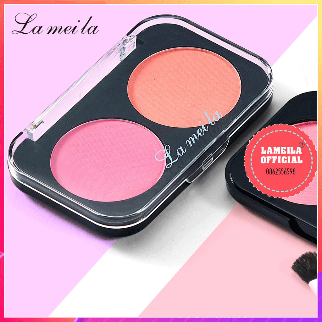 Phấn Má Hồng Hộp 2 ô Màu Lameila P0045 | BigBuy360 - bigbuy360.vn