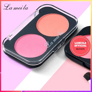 Phấn Má Hồng Hộp 2 ô Màu Lameila P0045