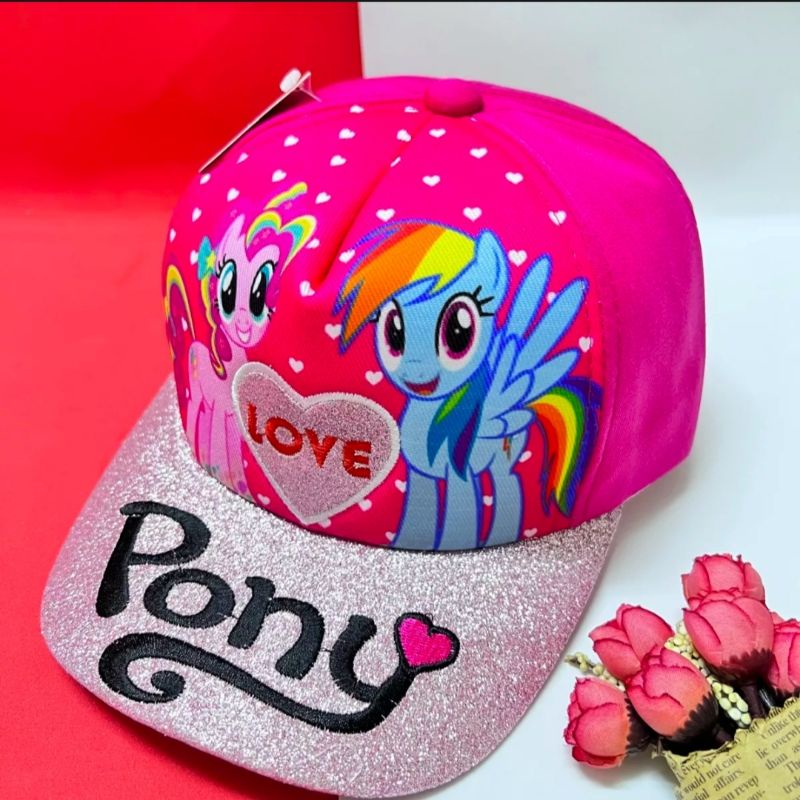 Mũ/Nón kết lưỡi trai hình Ngựa Pony cho bé gái