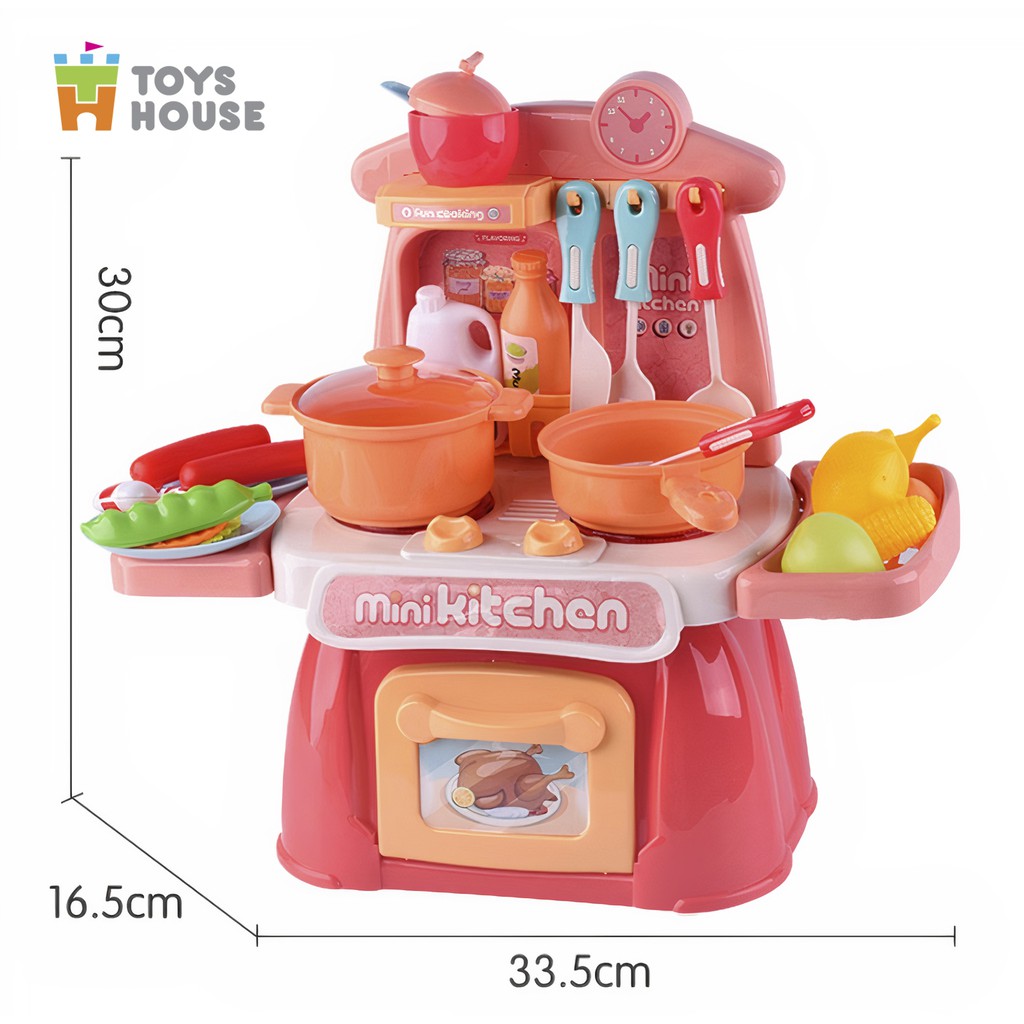 [Mã INCU20 giảm 20K đơn 150K] Đồ chơi nấu ăn cho bé - Bộ nhà bếp Toyshouse - hướng nghiệp từ 3 tới 8 tuổi