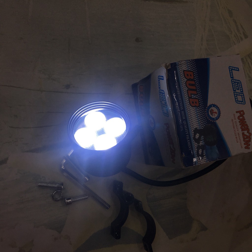 [QUÁ SÁNG] Bộ đèn LED 4 bóng T1 độ ô tô, xe máy siêu sáng G204