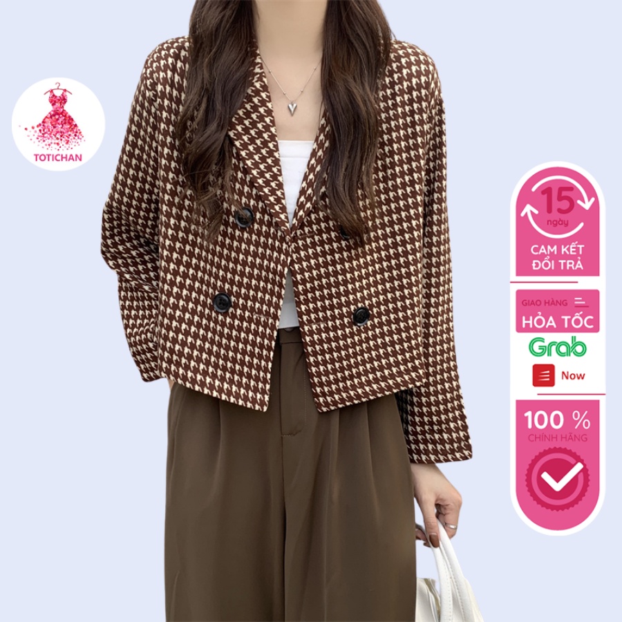Áo Khoác Ngoài Cho Nữ Cực Xinh Nữ Tính Phong Cách Hàn Quốc Thời Trang Xinh Xắn  TOTICHAN AK11
