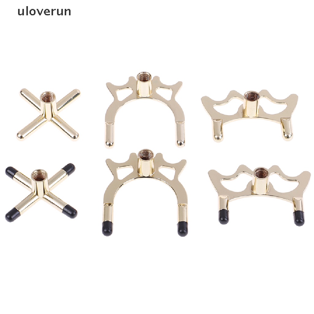 uloverun Copper Stick Frame Billiards Snooker Pool Cue Rest Bridge Head Holder Accessory  vn
