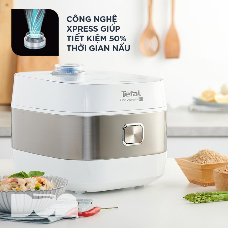 Nồi cơm điện cao tần Tefal - RK762168 - 1.5L - Thương hiệu Pháp