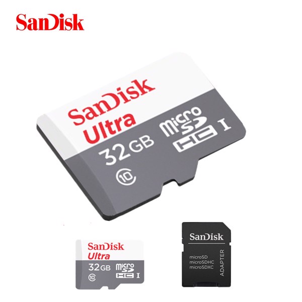 Thẻ Nhớ Sandisk Ultra 32Gb Chip AS Class 10 100MB/s
