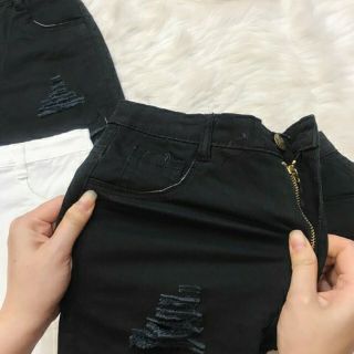 Quần kaki rách kèm ảnh thật
