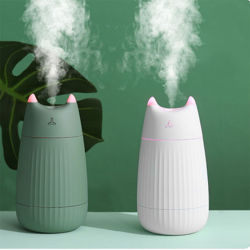 Máy tạo ẩm không khí Fnelse hình mèo dễ thương dung tích 200ml nhỏ gọn tiện dụng