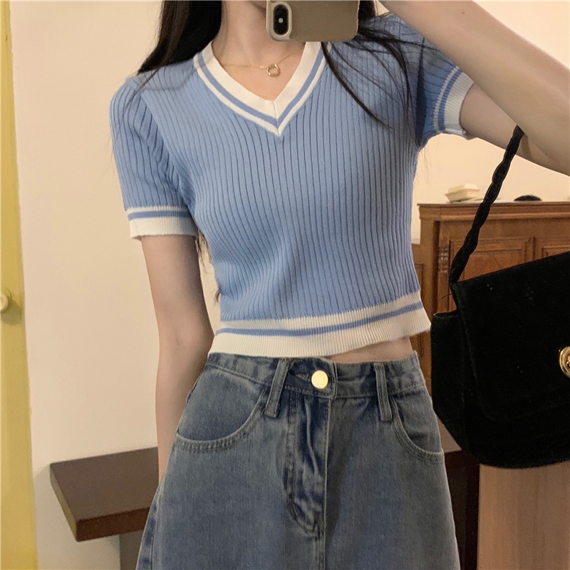 NRVP Áo Trễ Vai NgắN Tay ThờI Trang Cho Nữ