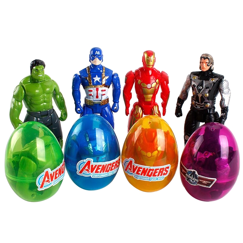 Đồ chơi quả trứng mô phỏng nhân vật siêu anh hùng trong phim Avenger