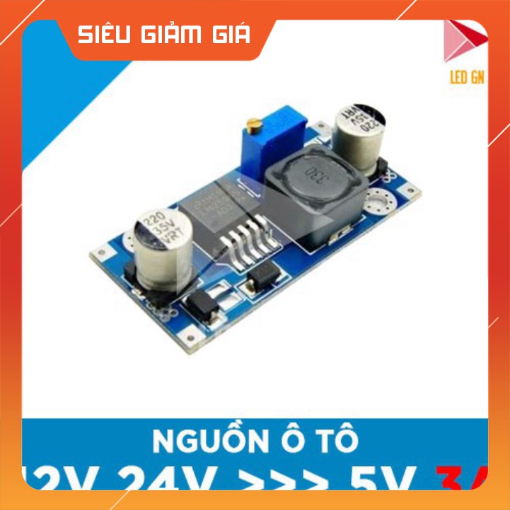 FLASH SALE Nguồn Ô TÔ 3A - Chuyển Đổi Điện ẮC-QUY 12V 24V về 5V 3A HOT