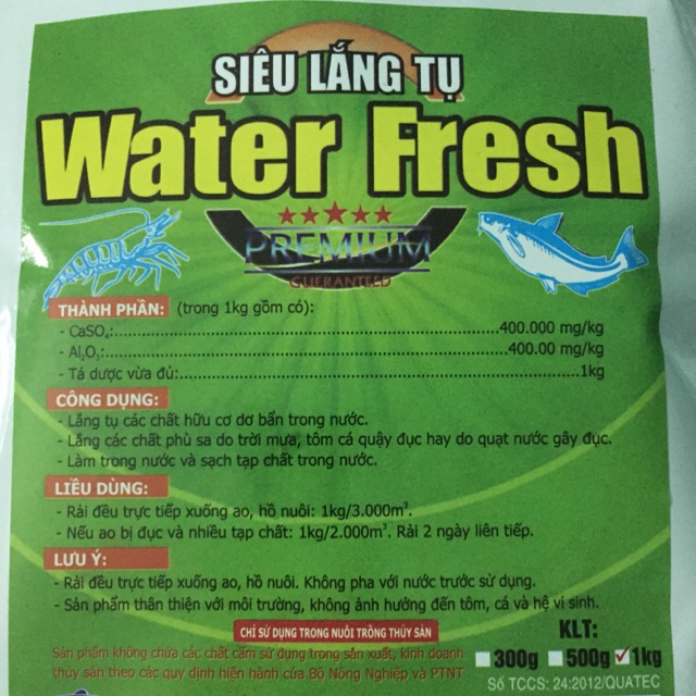 Siêu lắng tụ Water Fresh