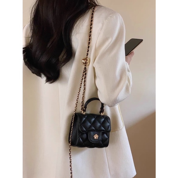 Túi 𝐍𝐑𝐄́𝐓𝐑𝐎 mini có tay cầm