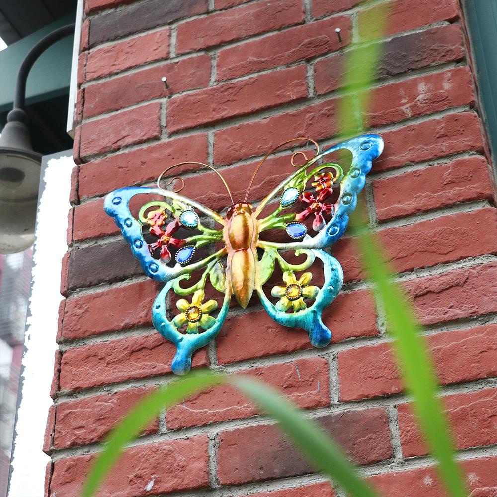 Bướm 3D Bằng Kim Loại Trang Trí Tường