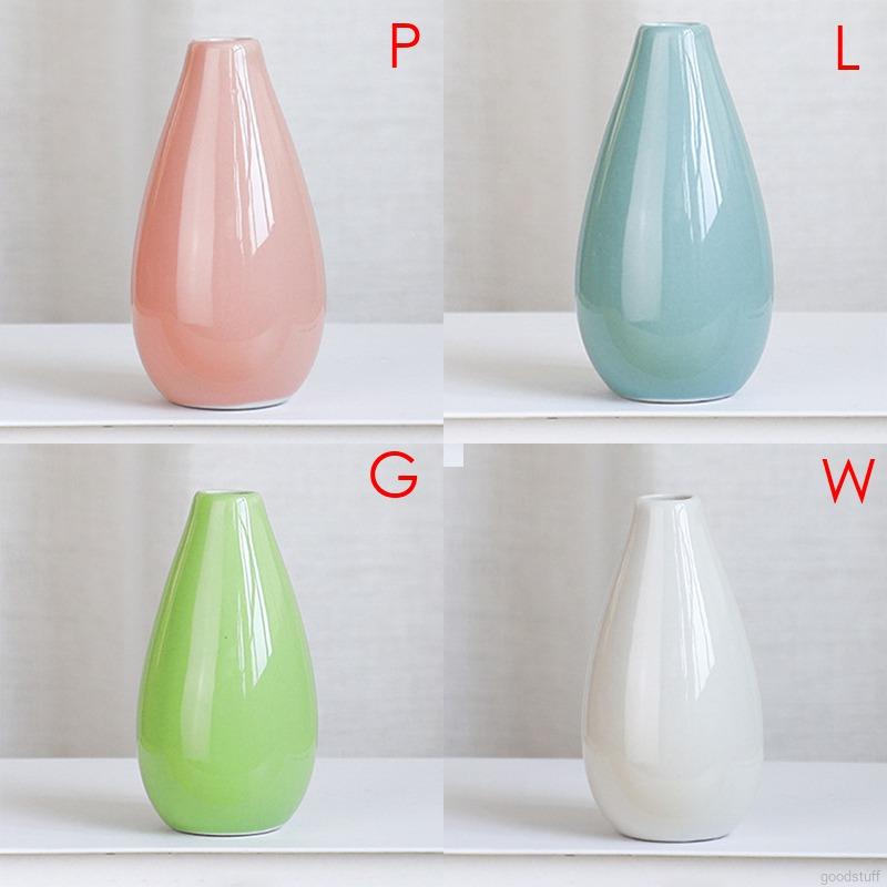 Lọ Cắm Hoa Bằng Gốm Sứ Trang Trí Nhà Cửa 10x5 X 1.5cm