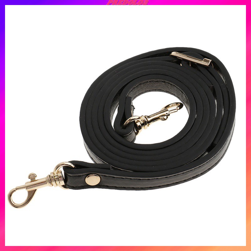 [Predolo2] Dây Đeo Túi Xách Da PU Màu Đen Điều Chỉnh Được