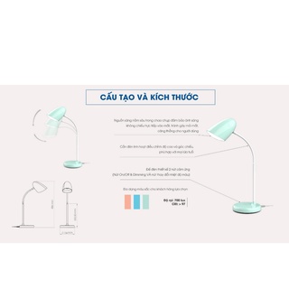 Đèn bàn LED chống cận 6W Rạng Đông RL-38 Plus.LED