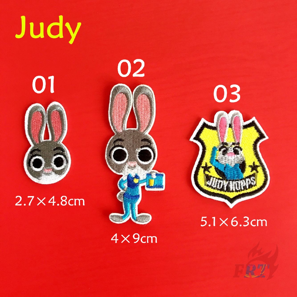 Miếng vá quần áo DIY bằng vải họa tiết hoạt hình Disney Zootopia xinh xắn