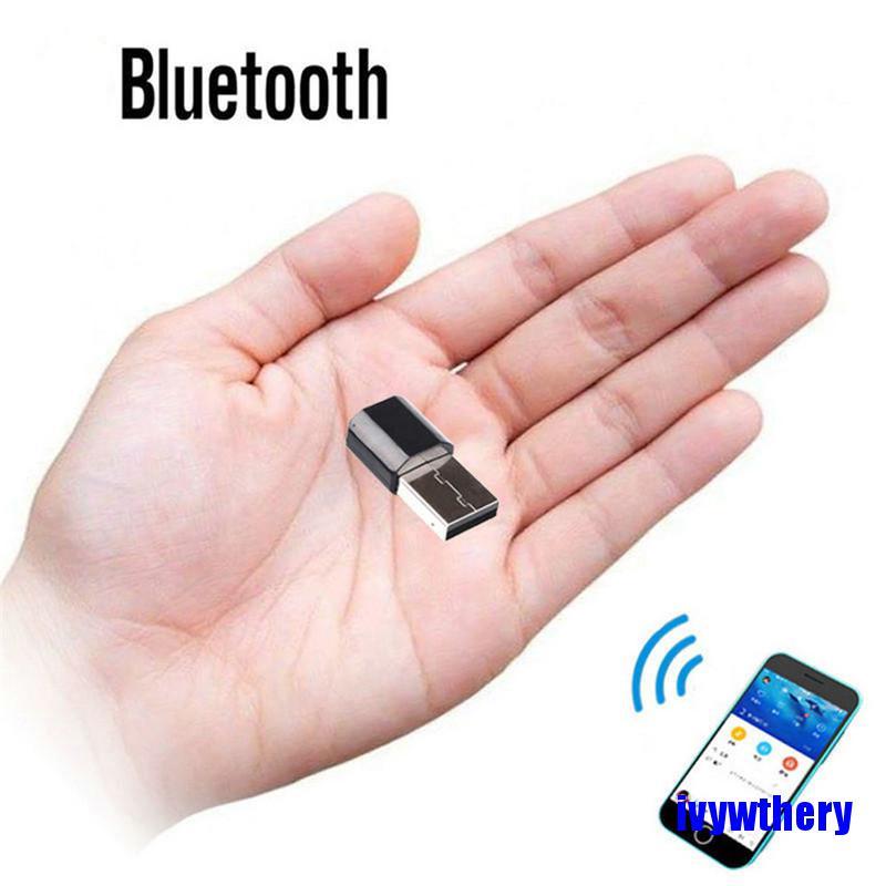 [COD]Mini USB Wireless Bluetooth 3.5mm AUX Audio Stereo Music Car Receiver Adapter