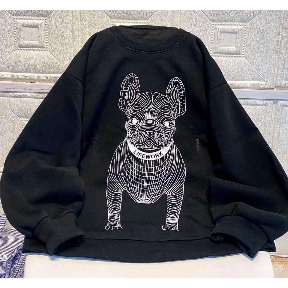 Áo Nỉ Sweater Nữ Form Rộng Vải Nỉ Bông Dày Dặn phong cách Ulzzang CAMASTORE SN01 | BigBuy360 - bigbuy360.vn