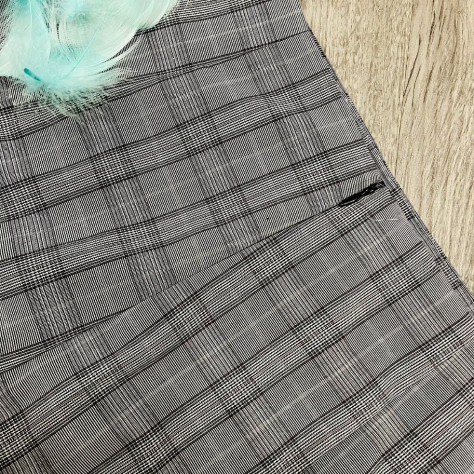 SPK-  Chân váy nữ, chân váy nữ sọc caro from chữ A trên gối xinh xắn SKUCV-06 | BigBuy360 - bigbuy360.vn