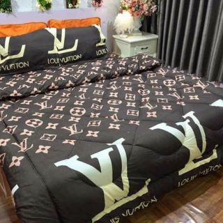 Set chăn phao ga gối poly cotton