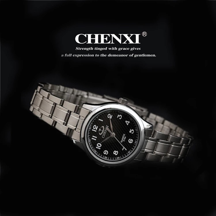 Đồng Hồ Đeo Tay Chexi Bằng Thép Không Gỉ Siêu Mỏng Chống Nước Thời Trang Cho Nữ