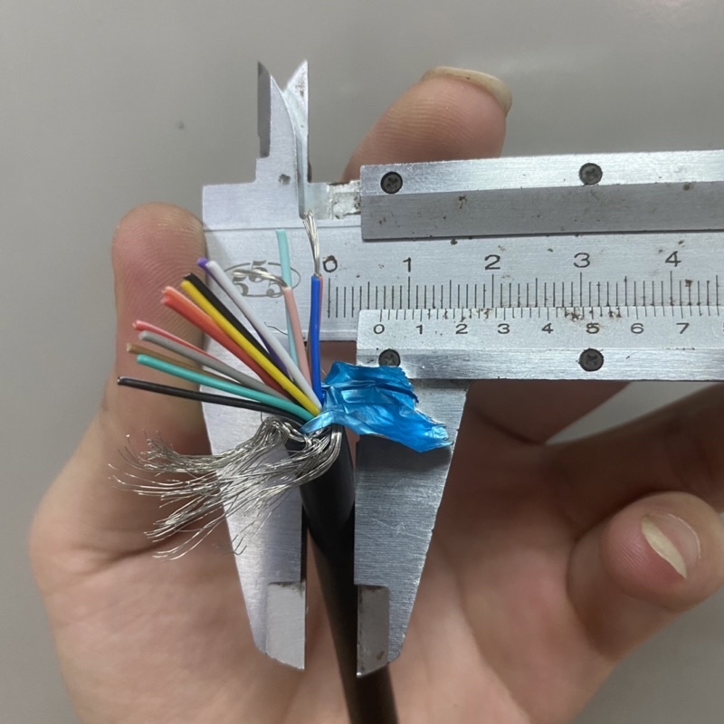 1m dây 16 sợi gồm 16 sợi và 1 bọc kim chống nhiễu hàng sịn