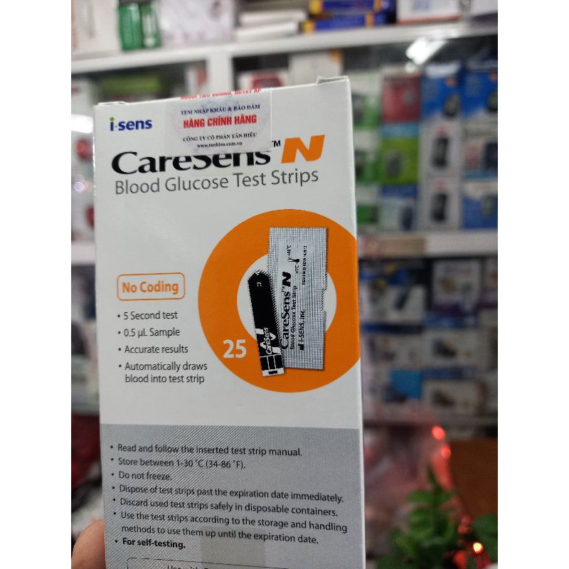 Que Thử Đường Huyết Caresen ( Tiểu Đường CaresensN Caresens N)