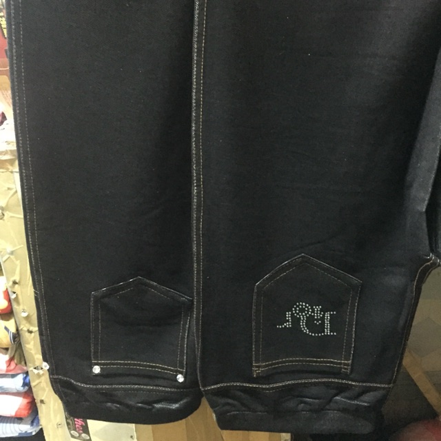 Quần nữ thun giả jean tuổi trung niên