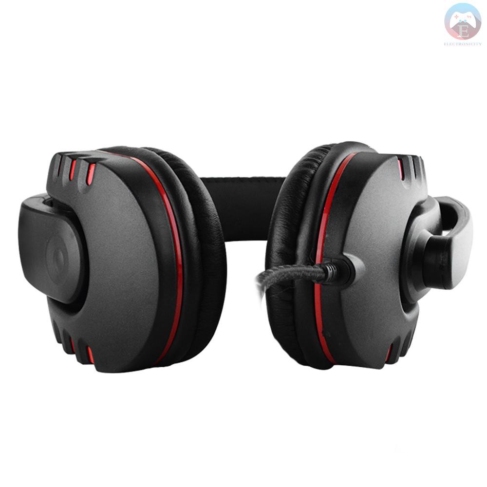 Ê 3.5mm Wired Gaming Headphones Over Ear Game Headset Noise Canceling Earphone with Microphone Volume Control for PC Lap