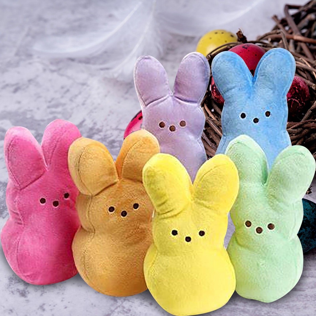 Thỏ Phục Sinh Nhồi Bông Dễ Thương 15CM