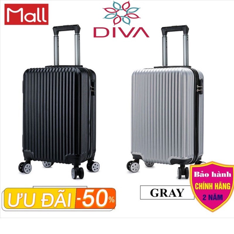 Vali Du Lịch Thời Trang Cao Cấp Choose Vân Sọc có khuy móc đồ  Nhựa PC/ ABS Bền Bỉ Nhiều Size chống va đập trầy xước