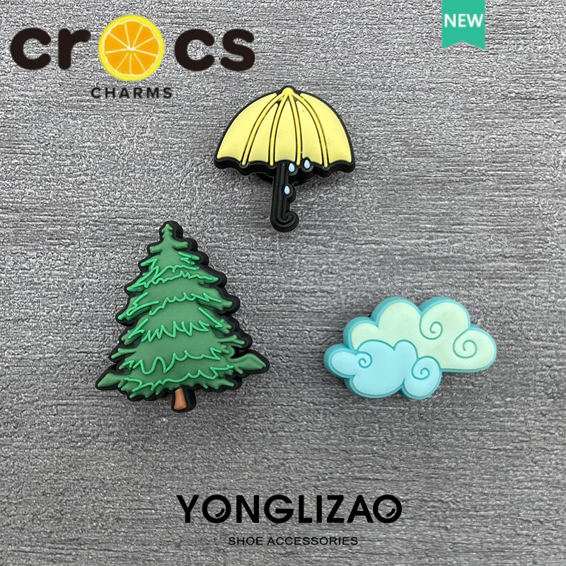 Phụ Kiện Nút Trang Trí Giày crocs jibbitz Hình Hoa Thời Trang diy