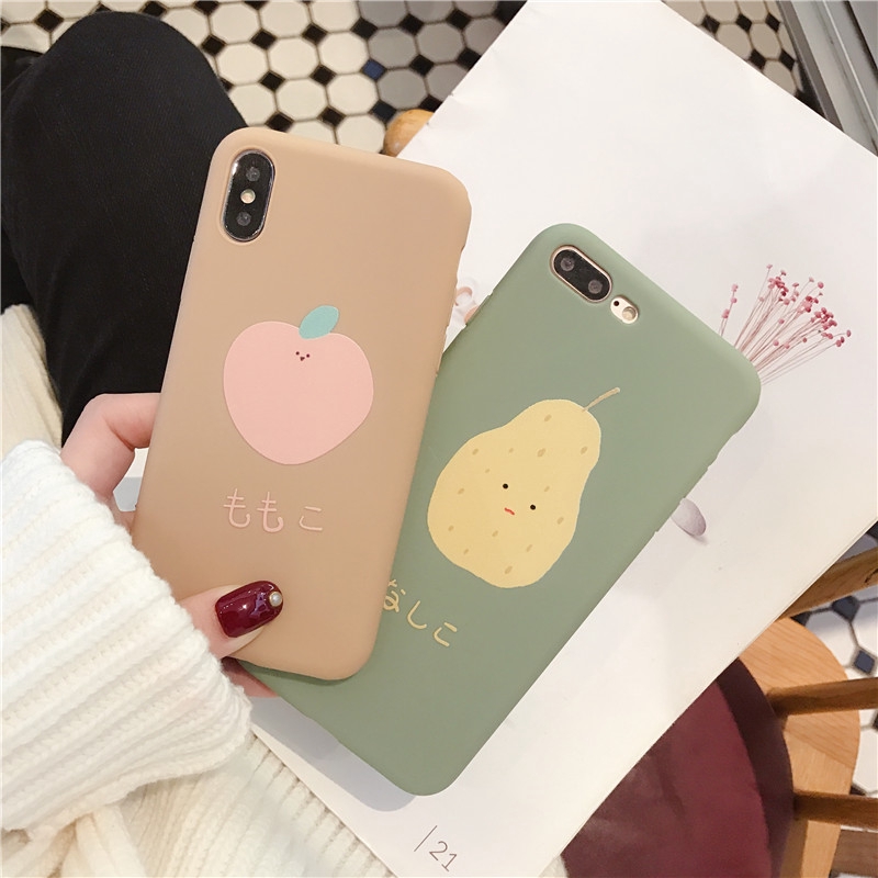 Ốp điện thoại dẻo cho dòng iPhone xsmax XR XS X 7 8 6 6s 6SPlus 7Plus 8Plus 11 11Pro 11ProMax Pear Apple Case | BigBuy360 - bigbuy360.vn