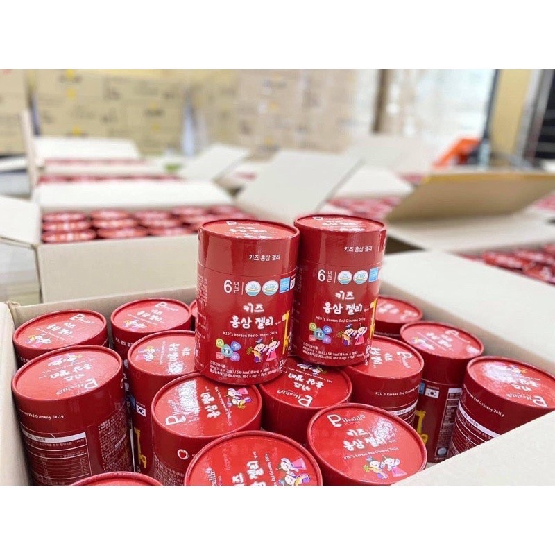 Thạch hồng sâm Baby hương dâu tây Kid’s Korean Red Ginseng Jelly cao cấp chuẩn nội địa Hàn Quốc