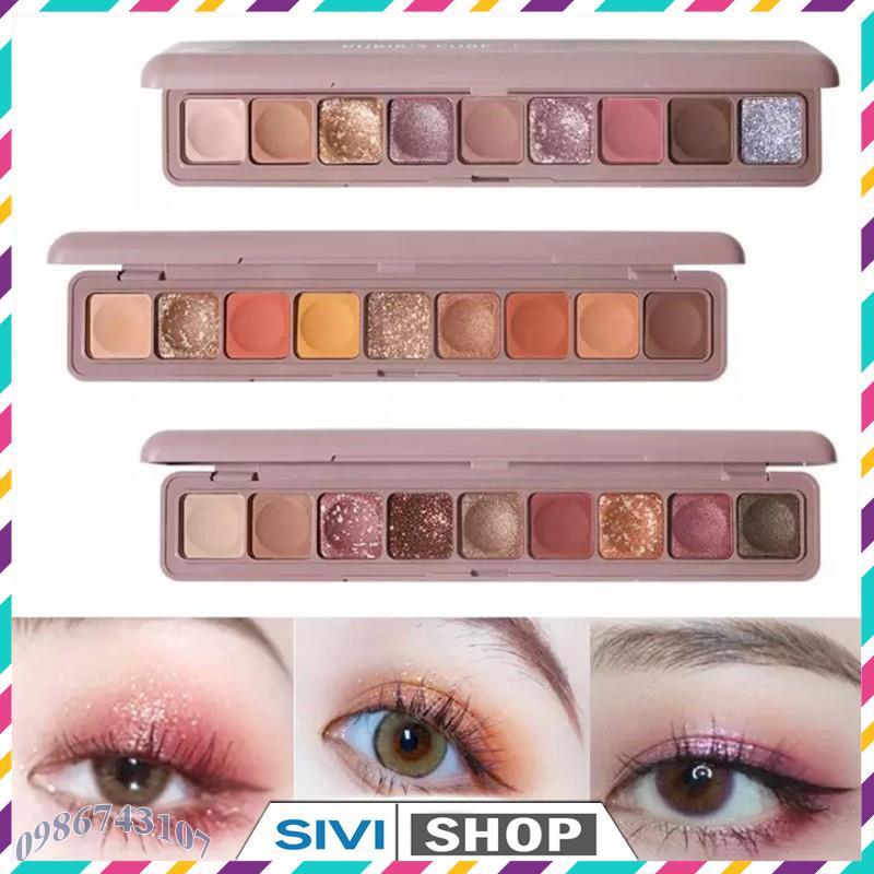 Bảng phấn màu mắt dài 9 ô màu Lameila Beautiful Color