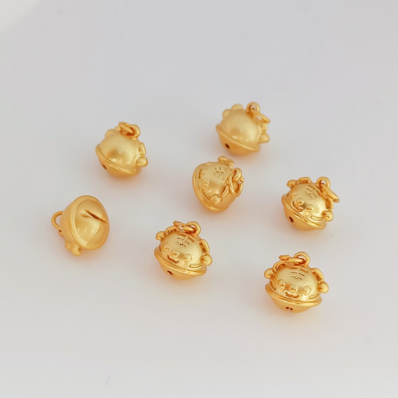 Mặt Dây Chuyền Hình Đầu Hổ Vàng 18K Nhiều Màu Sắc