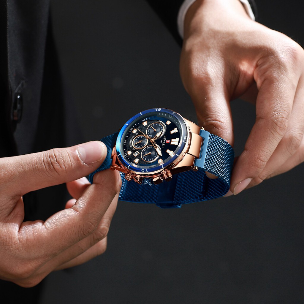 Đồng Hồ Nam Reward KT82003 SLIVER Chính Hãng 2022 NEW Bảo Hành 12 Tháng Top Brand Luxury II Made in HongKong | BigBuy360 - bigbuy360.vn